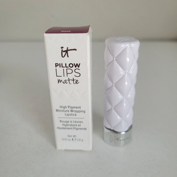 It Cosmetics Pillow Lips Matte High Pigment Lipstick GAZE 0.13 oz New with Box - Picture 6 of 6
